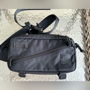 New! TOPO DESIGNS Black on Black Hip Waist Pack